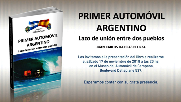  El sábado presentarán un libro sobre Manuel Iglesias, el creador del Primer Automóvil Argentino