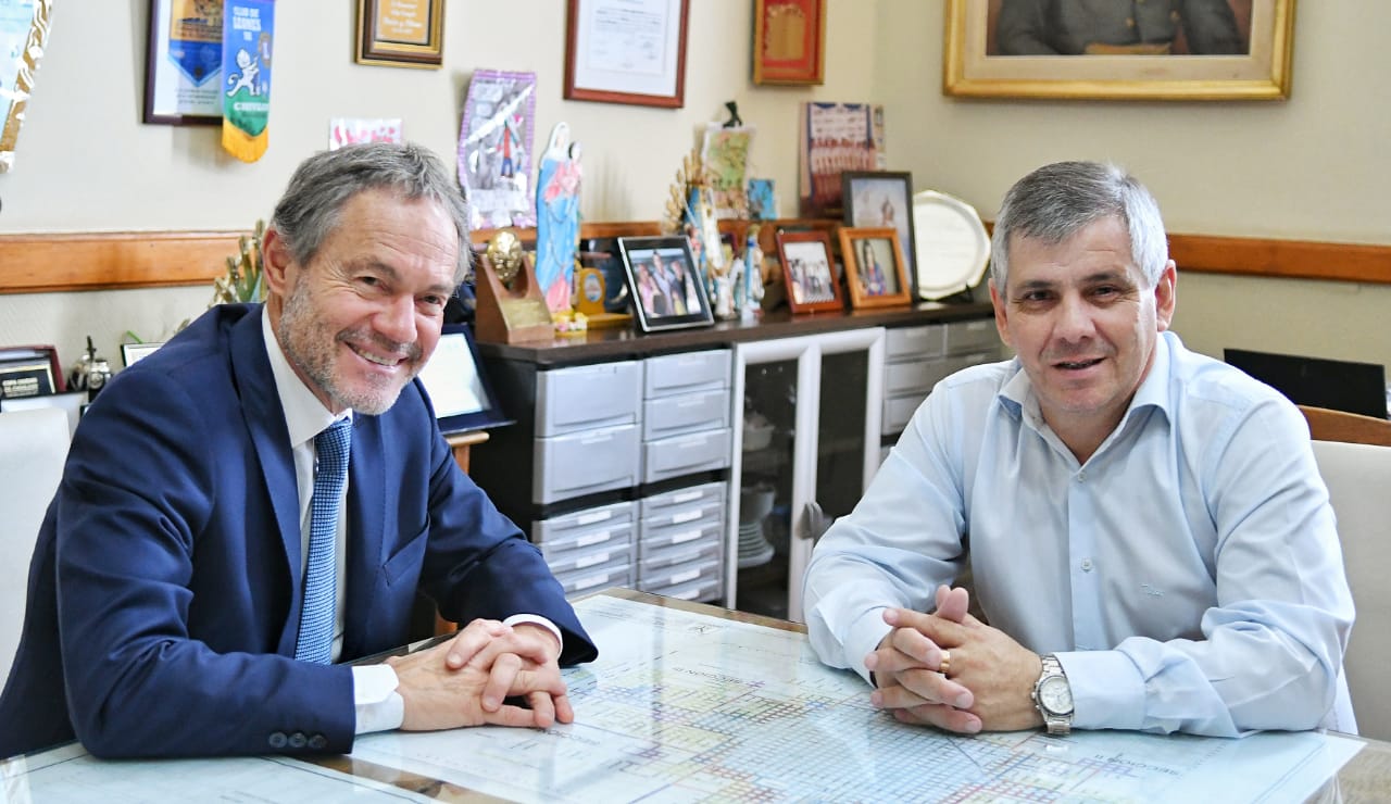  Visita del ministro de Justicia bonaerense Gustavo Ferrari