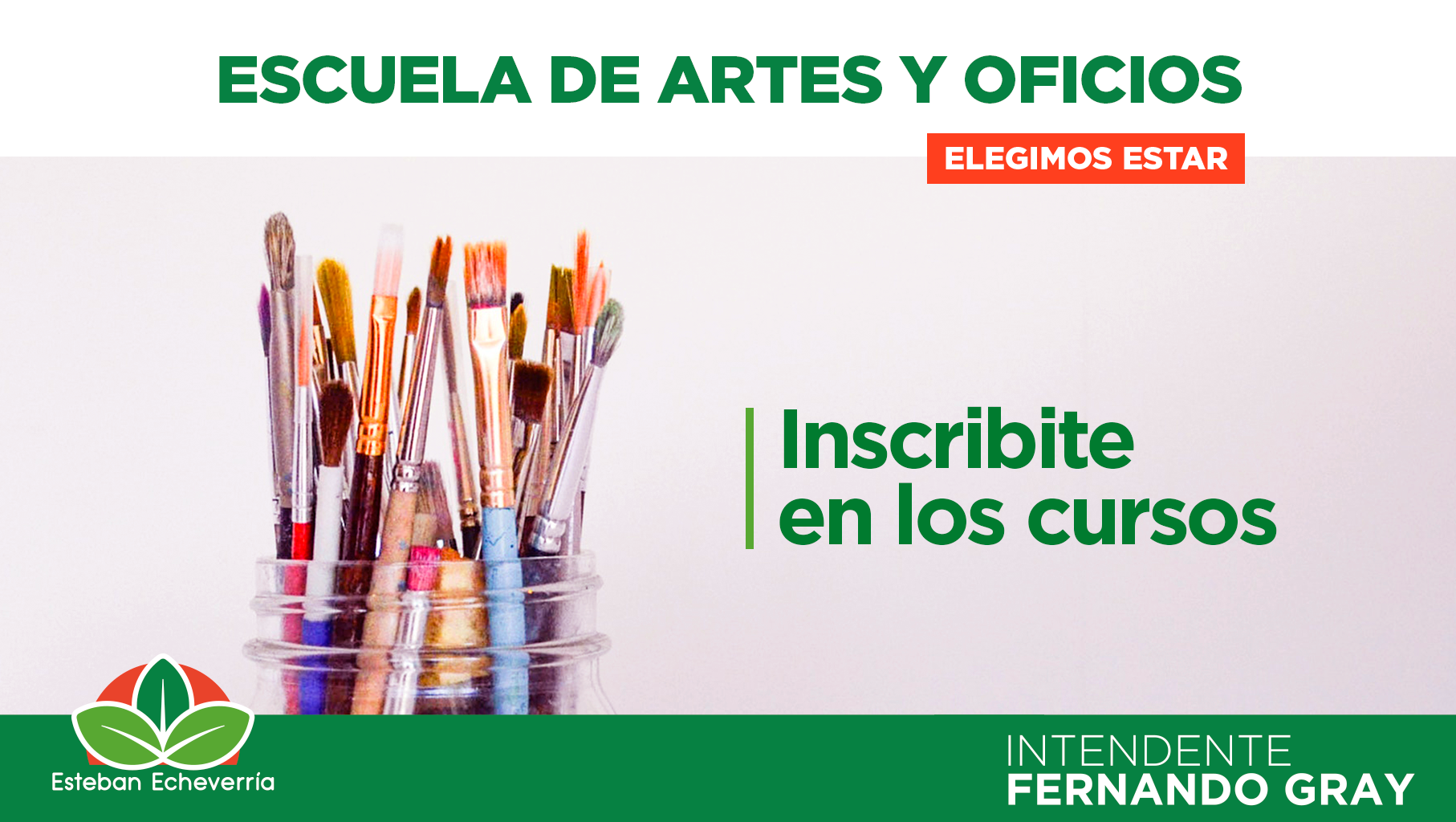  Pre inscripción a los cursos de la escuela municipal de artes y oficios