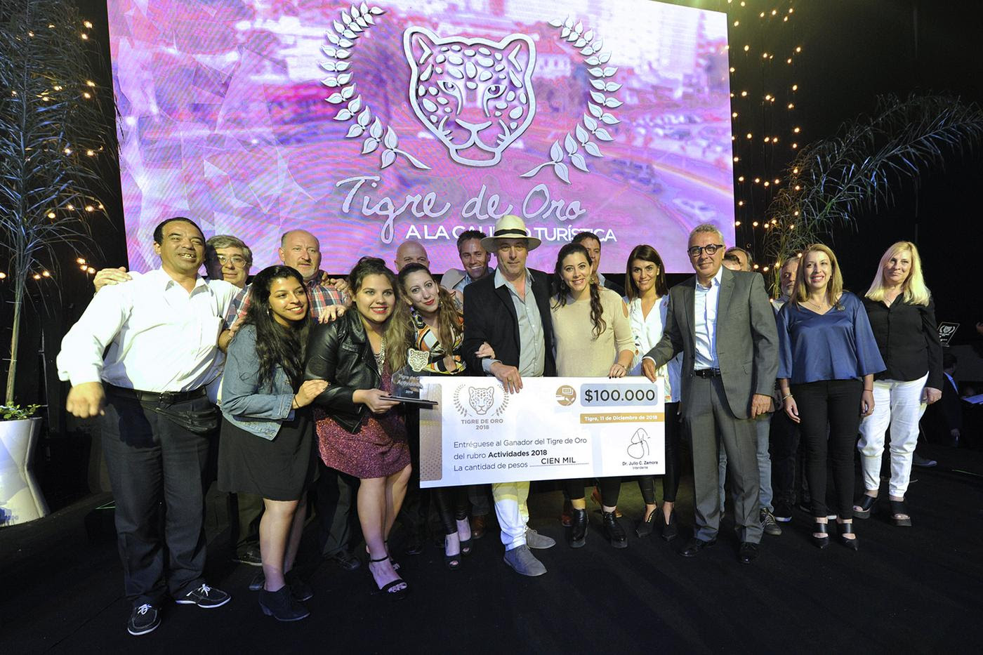  En la cuarta edición de los premios “Tigre de Oro”, el municipio reconoció la labor de sus prestadores turísticos