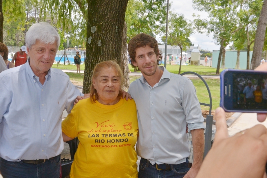  Juan Andreotti visitó a los abuelos que disfrutan a pleno las Colonias de Verano
