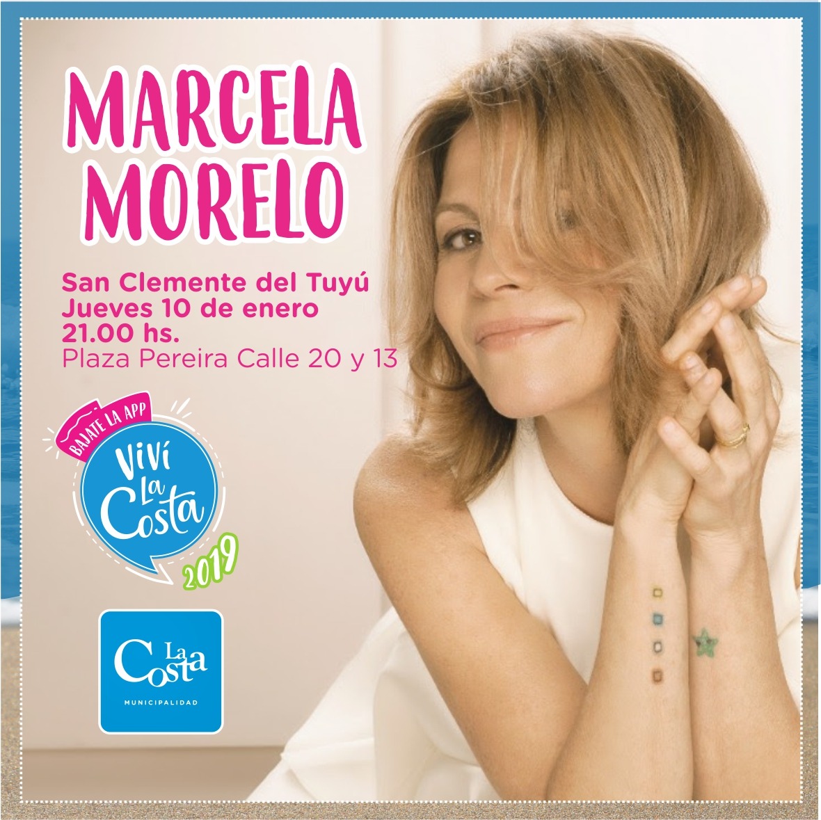  Marcela Morelo se presentará esta noche en San Clemente