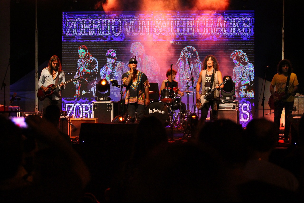  El rock tuvo su noche en Costa del Este con la presentación de Zorrito Von & The Cracks