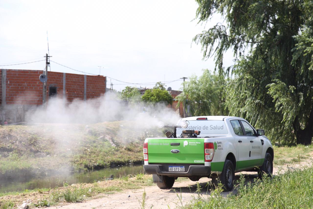  Tareas de fumigación y desratización en el arroyo de las piedras