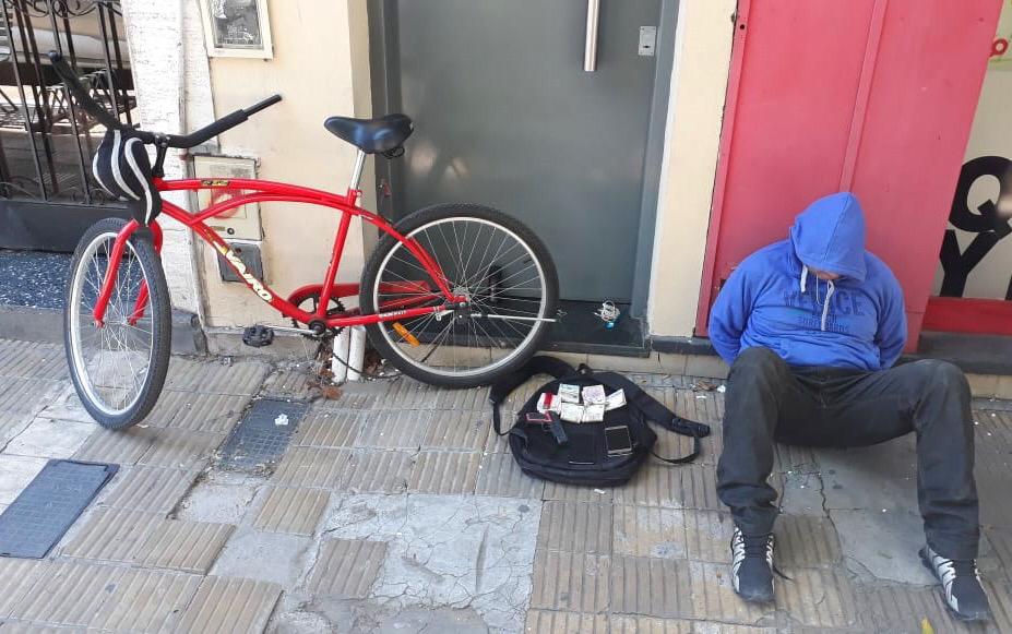 La Policía de la Ciudad detuvo al “ladrón ciclista”