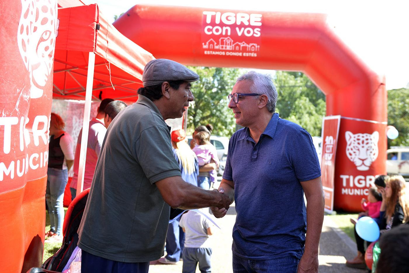  Julio Zamora acompañó a los vecinos de Benavídez en un nuevo “Tigre con vos”