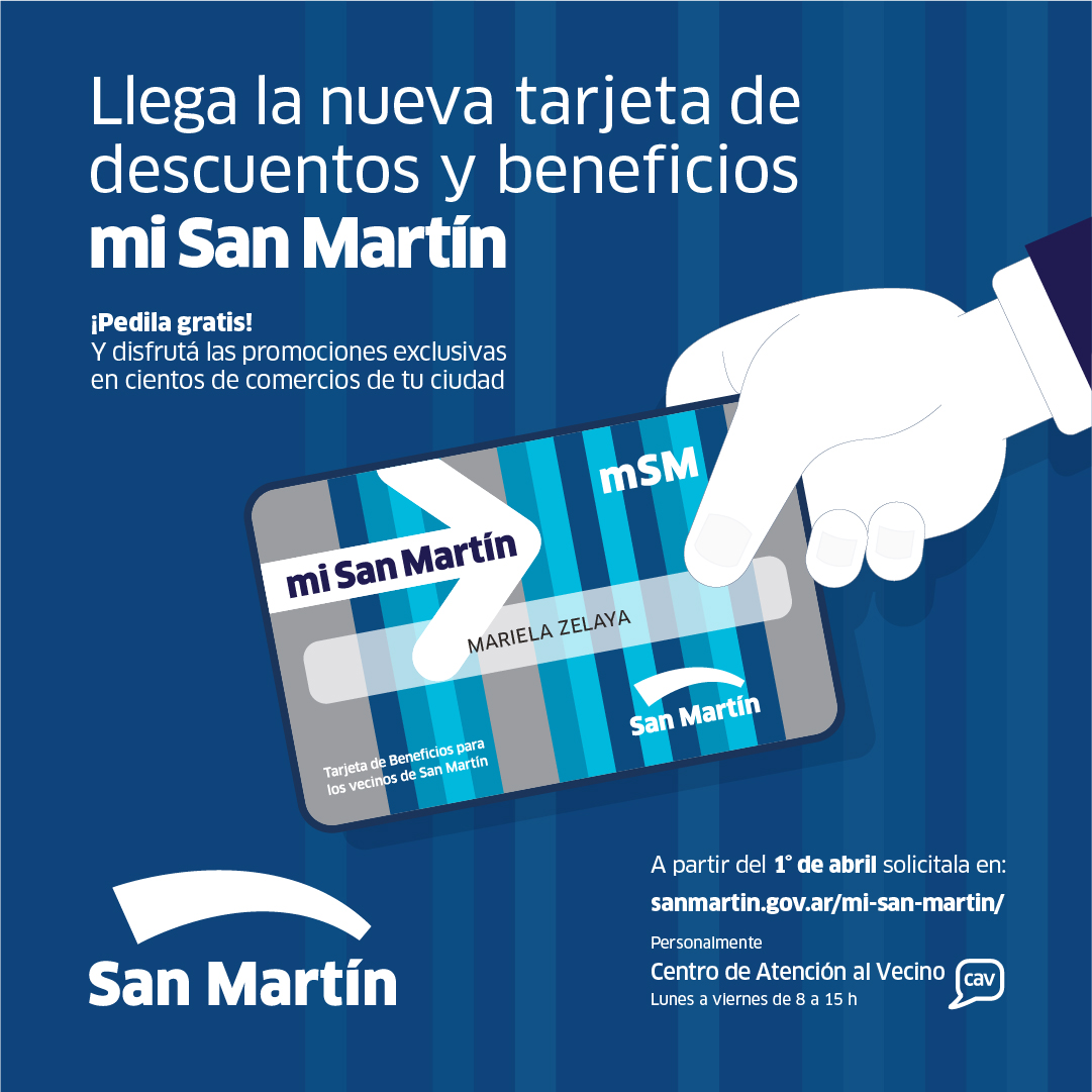  Nueva tarjeta de beneficios exclusivos para vecinos y vecinas