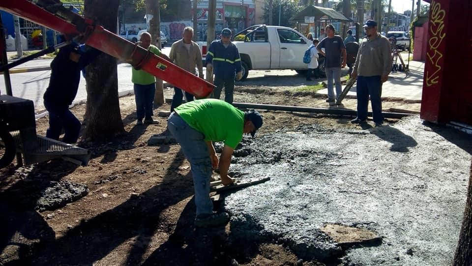 Se continúa con obras de veredas y asfalto en Benavídez Sur