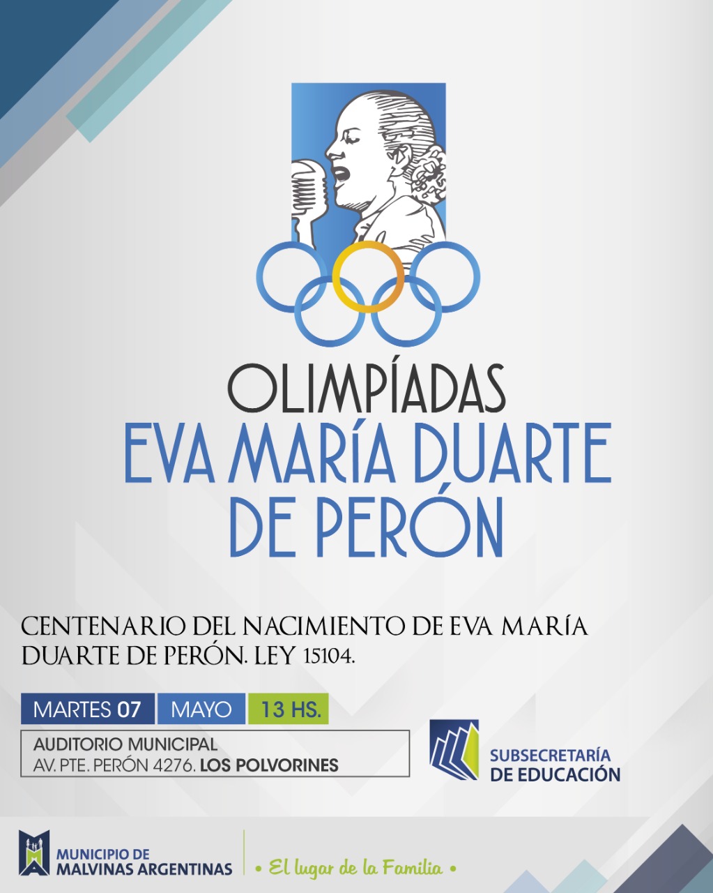  Lanzamiento de las Olimpíadas “Eva María Duarte de Perón”