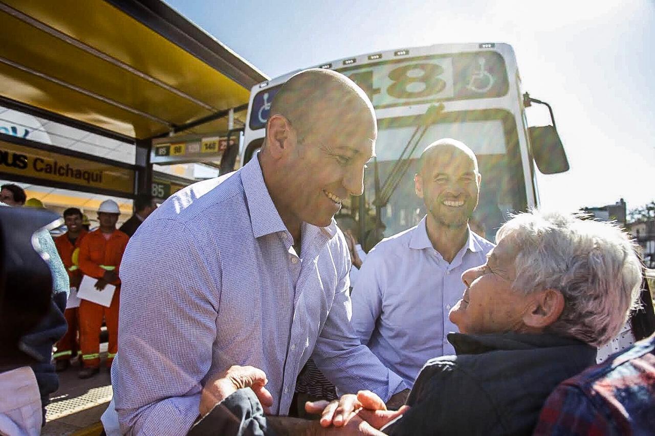  Se realizaron las primeras pruebas de colectivos previas a su inauguración