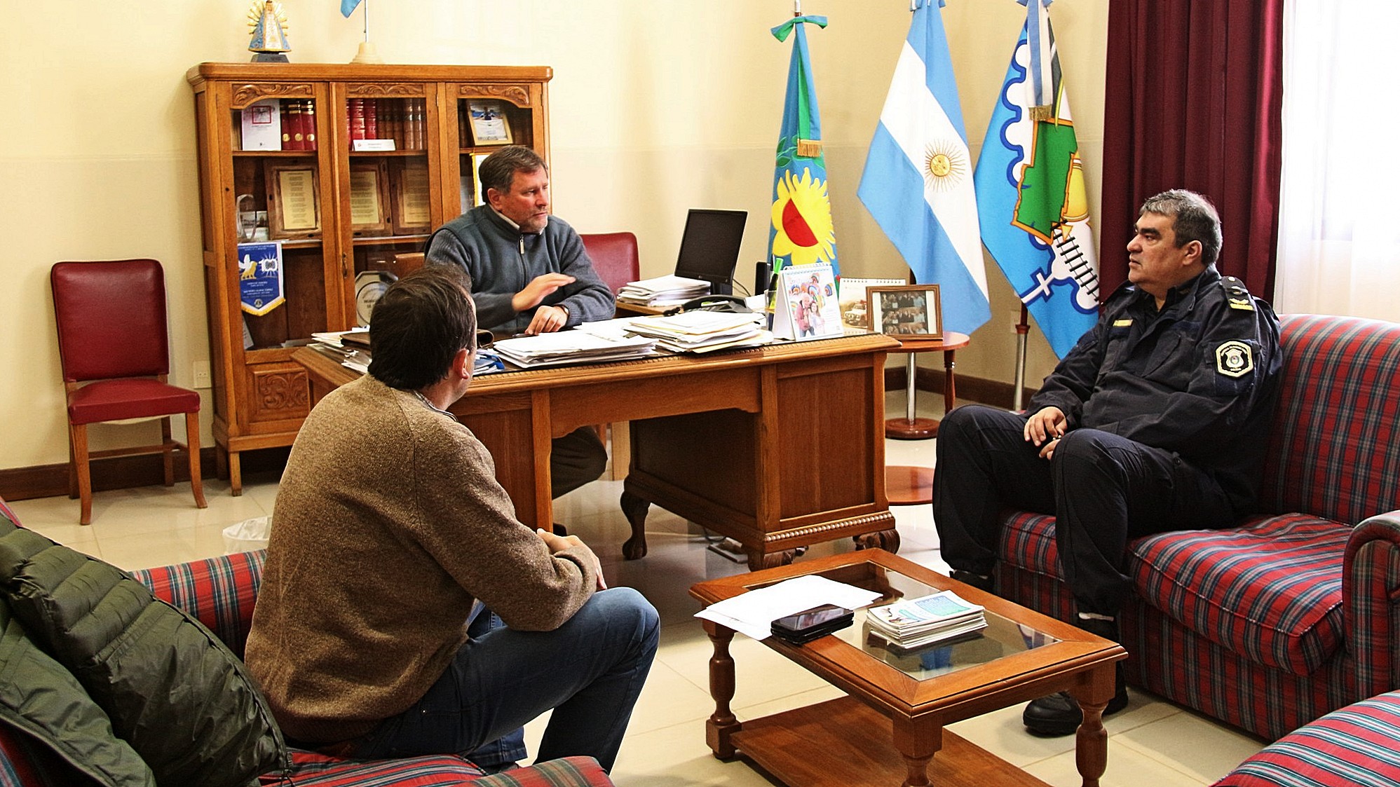  El Intendente se reunió con el Jefe Departamental de Policía