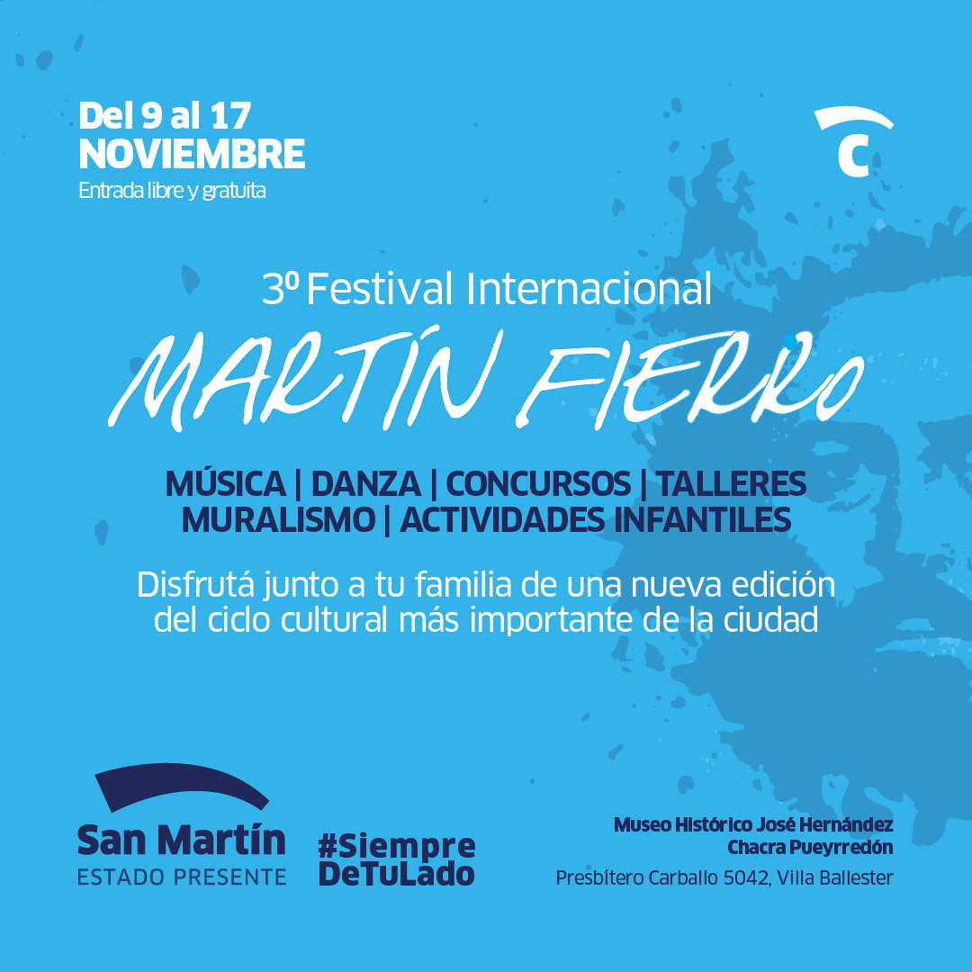 3ra edición del Festival Martín Fierro