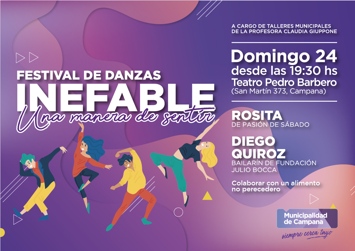  Se presenta el Festival de Danzas “Inefable”