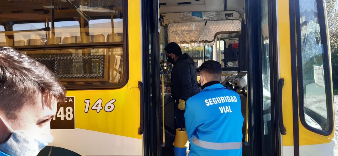  Se inspecciona la desinfección en colectivos