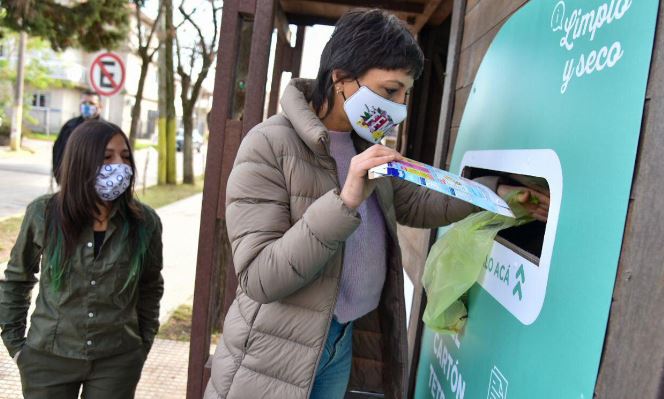  Se inauguró el tercer ecopunto de material 100% reciclado