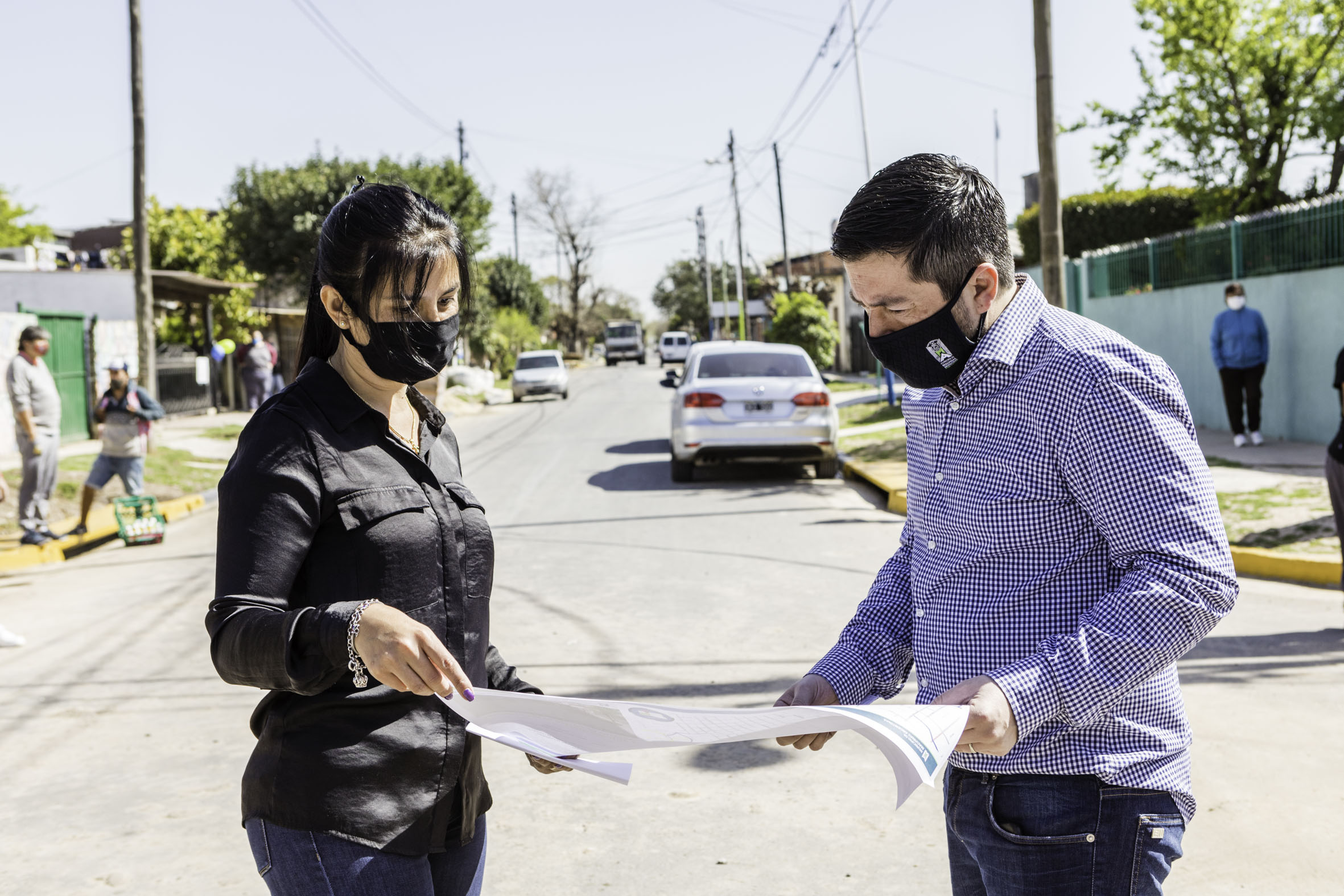  Se recorrieron nuevas obras en Los Polvorines e Ing. Pablo Nogués