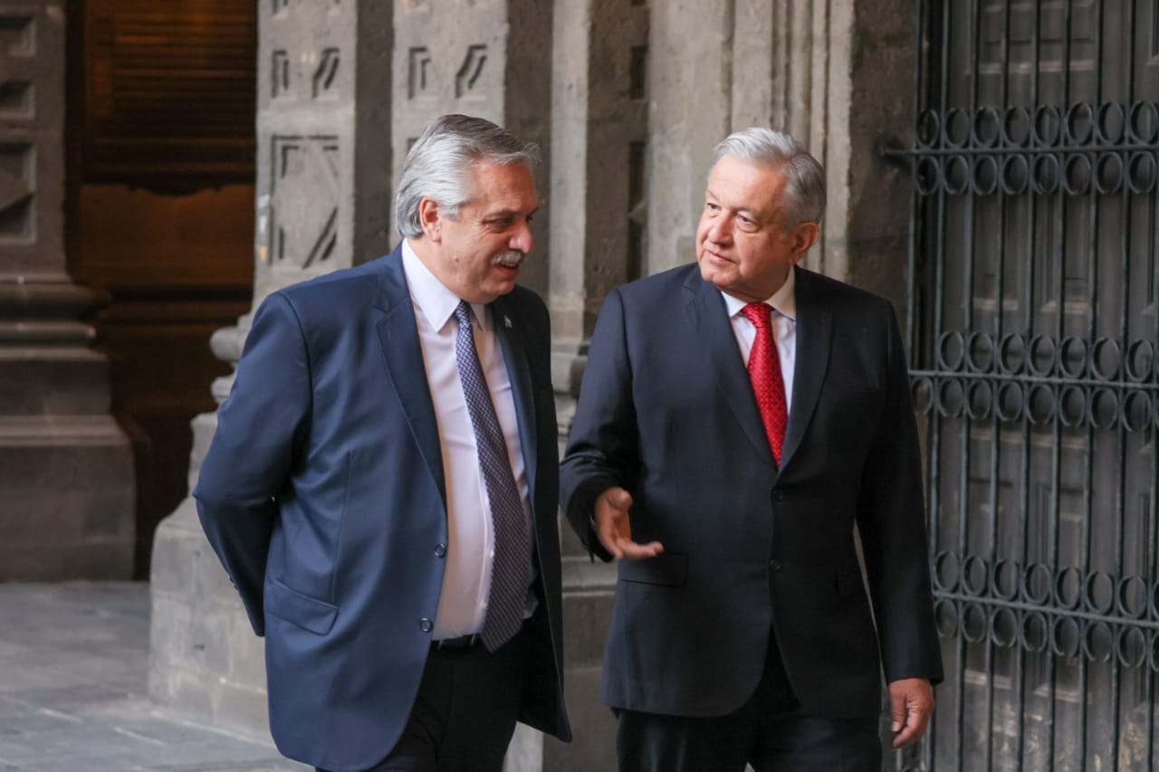  Alberto Fernández mantuvo una intensa agenda de trabajo con López Obrador