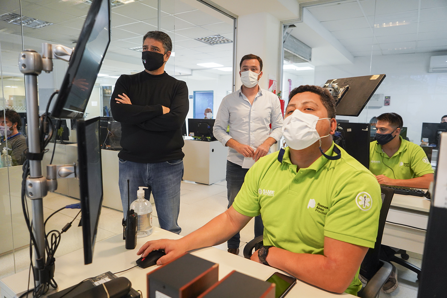  Continúa el trabajo coordinado entre los equipos de salud y seguridad frente a la pandemia