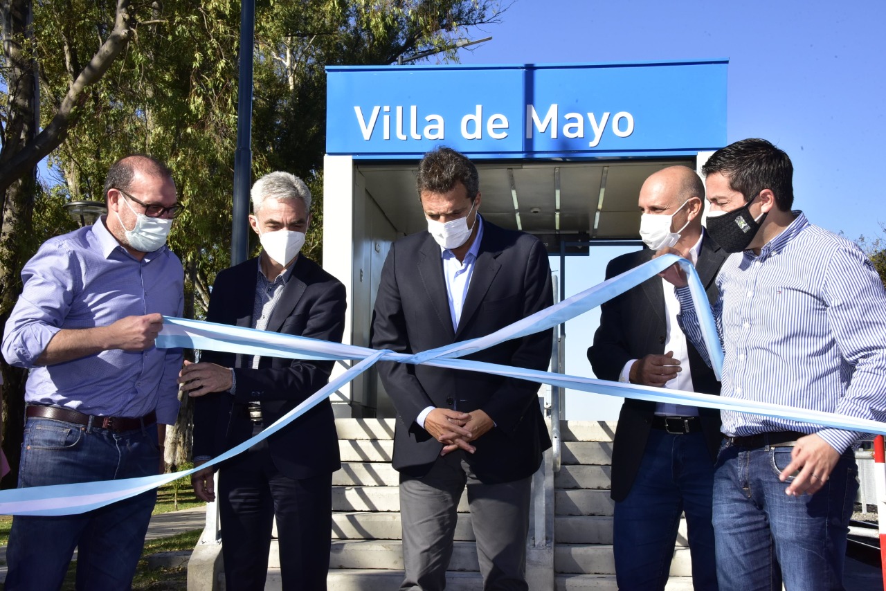  Se inauguró la estación de ferrocarril de Villa de Mayo