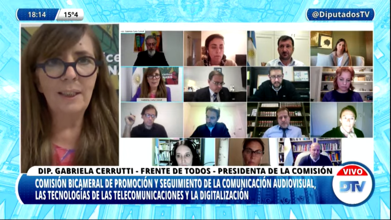  [En Vivo] Diputados propone un candidato para radio y televisión Argentina S.E.