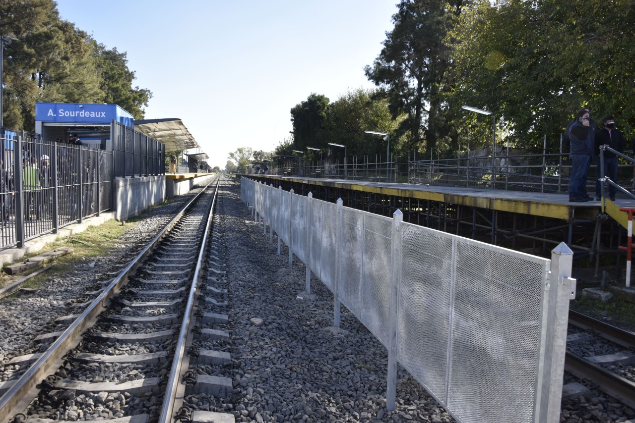  Quedó inaugurada la estación de Ing. Adolfo Sourdeaux