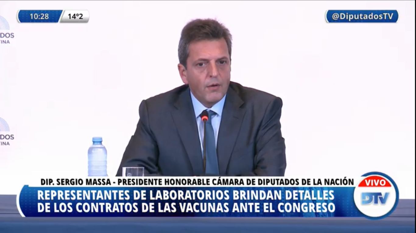  [En Vivo]  Laboratorios darán explicaciones en Diputados por los contratos de vacunas