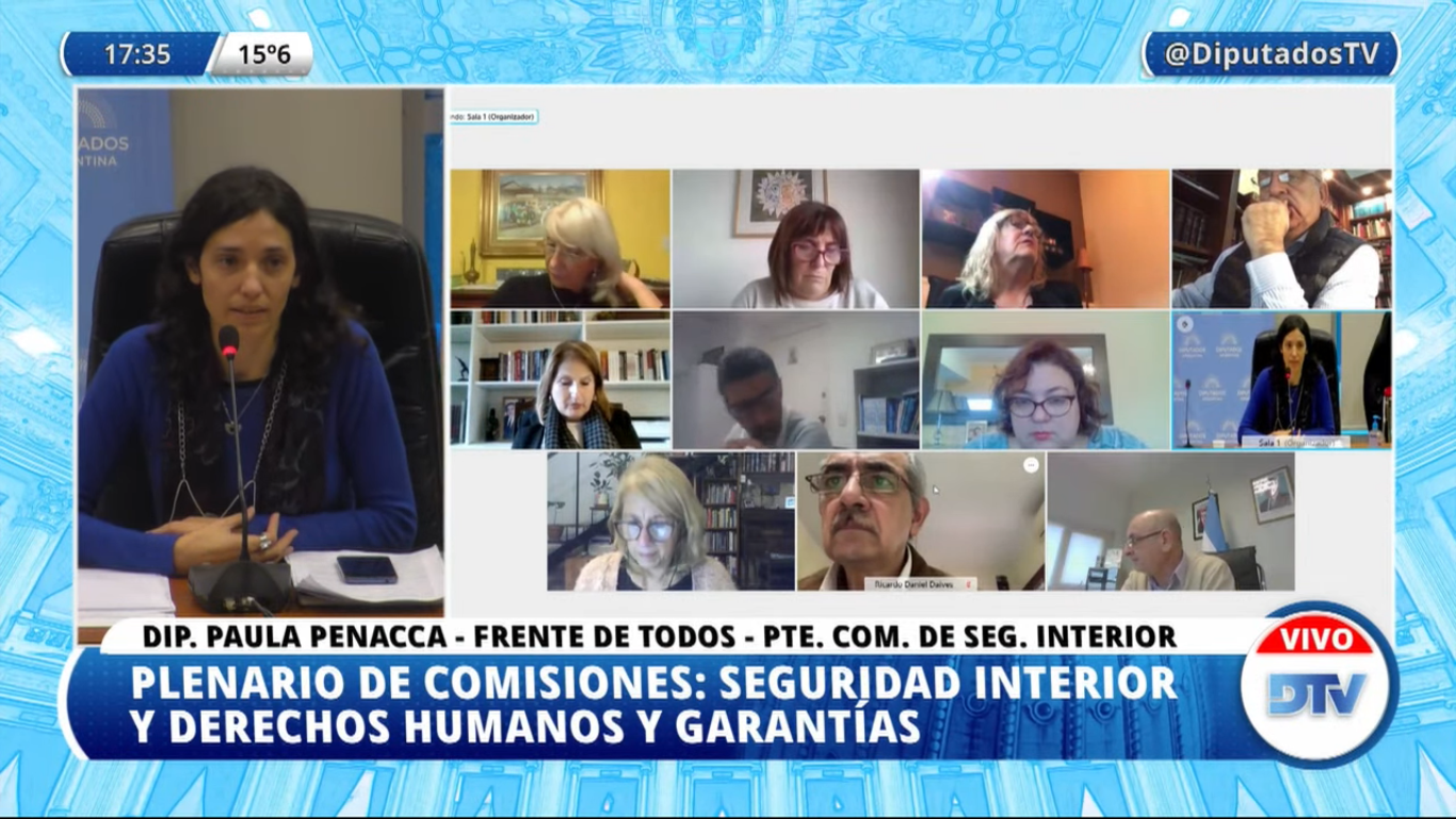  [En Vivo] Diputados avanza en un proyecto para prevenir y erradicar la violencia institucional