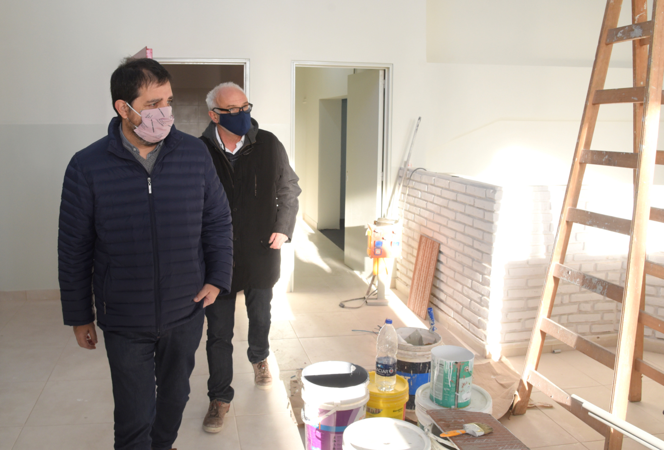  Fernando Moreira visitó las obras de remodelación integral del Centro de Salud de Villa Maipú