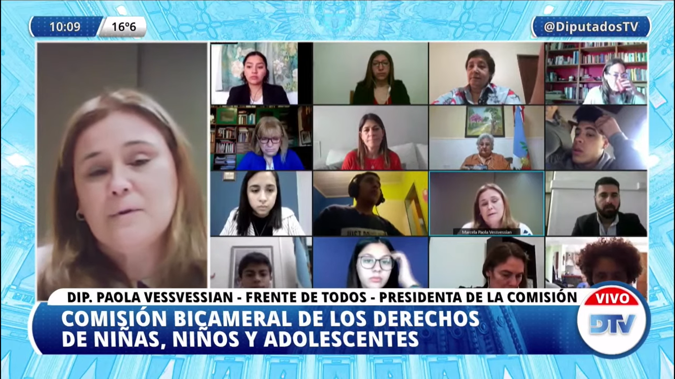  [Vivo] Diputados analiza la situación de los adolescentes en pandemia