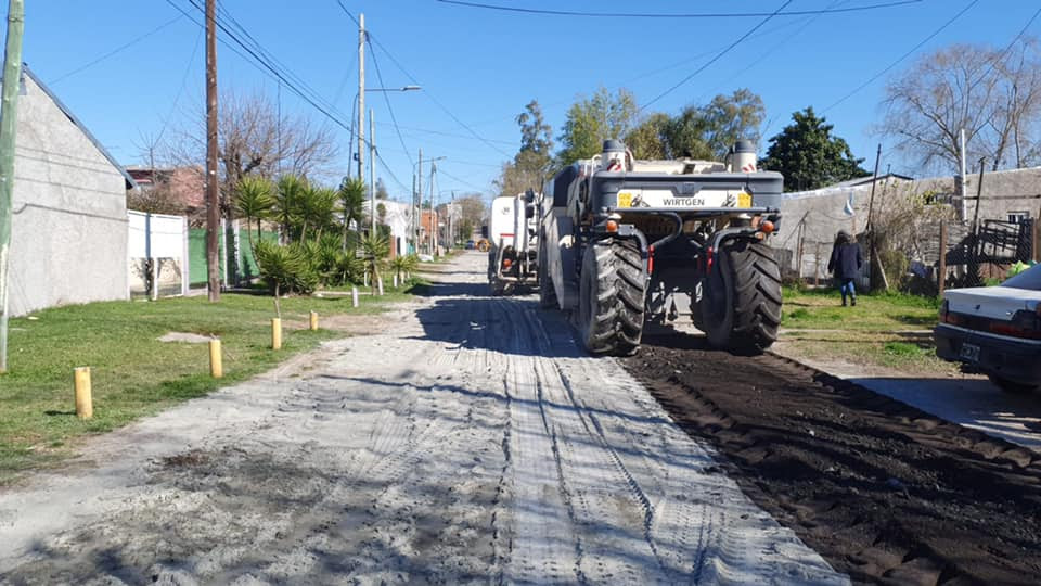  Tigre construye nuevos pavimentos en General Pacheco