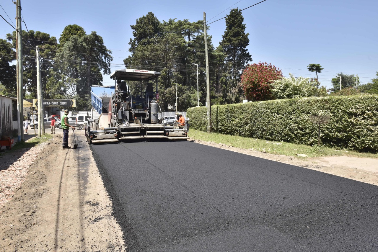  83 nuevas cuadras de asfalto en la ciudad de Tortuguitas