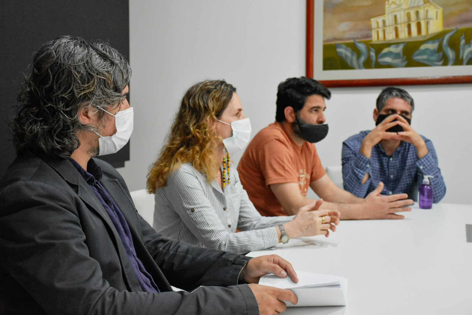  Sebastián Echarren recibió al director de escuelas agrarias