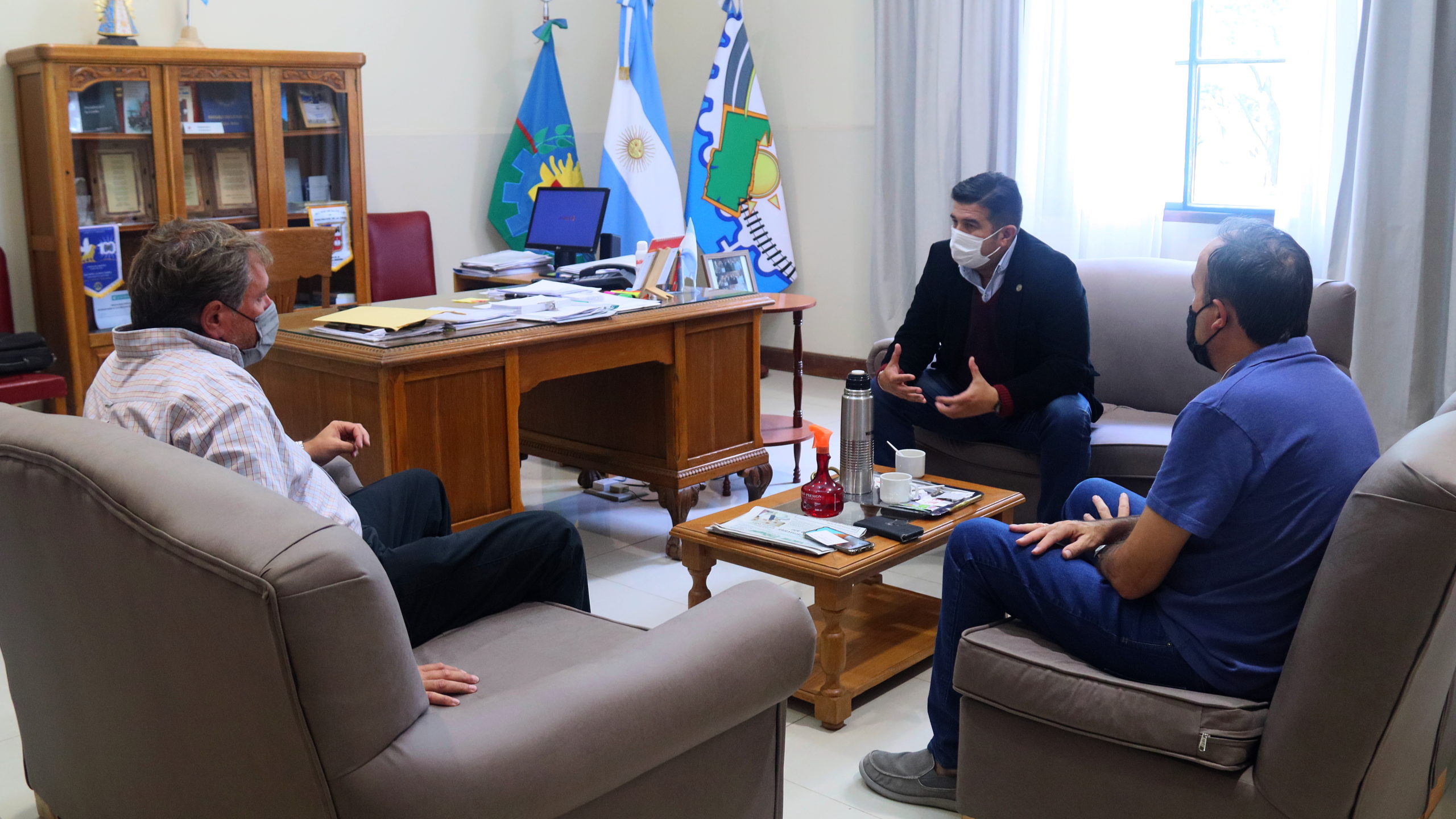  Alejandro Federico recibió al Jefe de Unidad Operativa Mercedes de la PFA