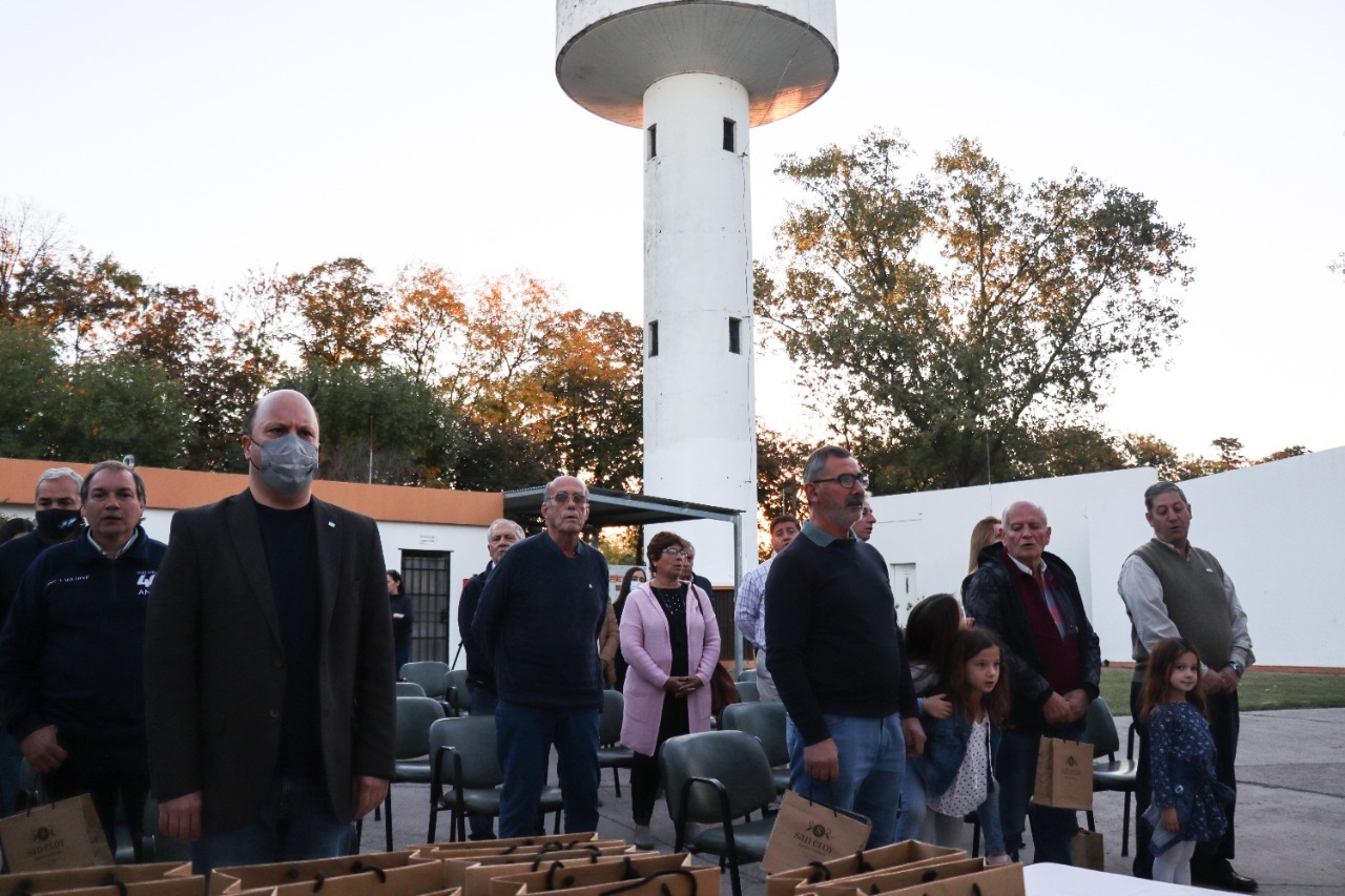  Malvinas: Acto en la Cooperativa de Agua Potable