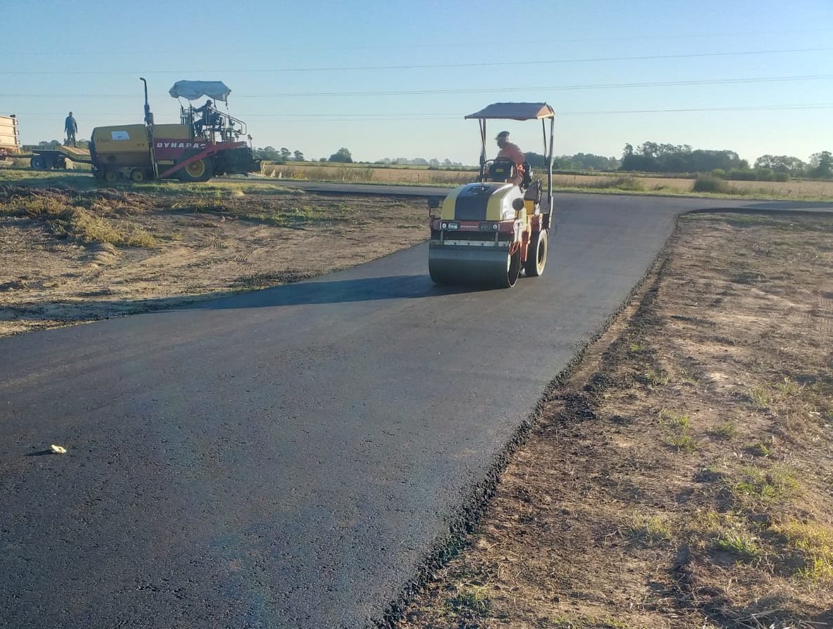  Se finalizó la unión entre el acceso al Parque Industrial de Moquehuá y la Ruta ° 30