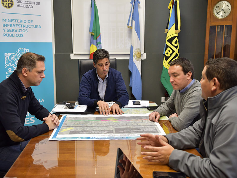  Andrés Watson y Hernán Y Zurieta evaluaron el progreso de obras viales