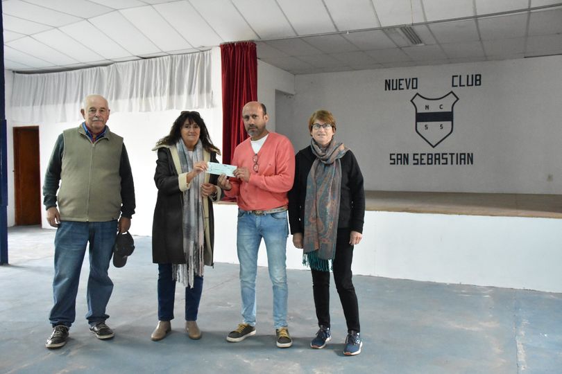  El Nuevo Club San Sebastián recibió un aporte de $240.000 para obras