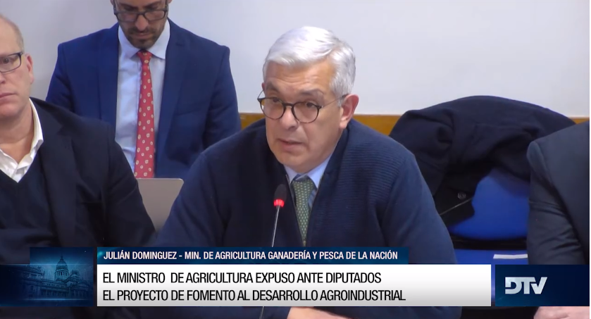  Julián Domínguez expuso ante Diputados
