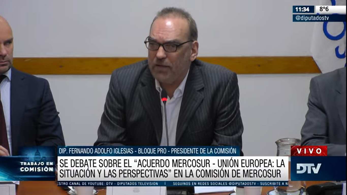  [Vivo] Diputados trabaja en el acuerdo Mercosur – Unión Europea