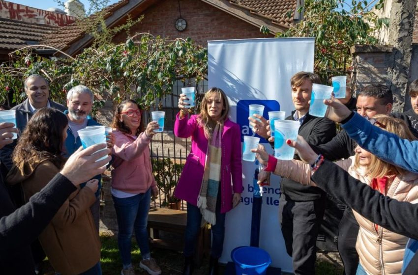  Nueva red de agua potable para 12.500 habitantes en Castelar Sur