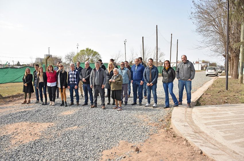  Se continúan concretando obras en distintos puntos de la ciudad