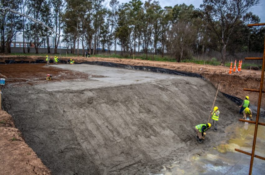  Continúan las obras en el Polideportivo “Diego Armando Maradona”