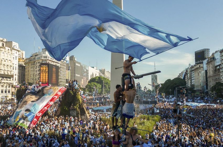  Festejos por Argentina campeona en Buenos Aires