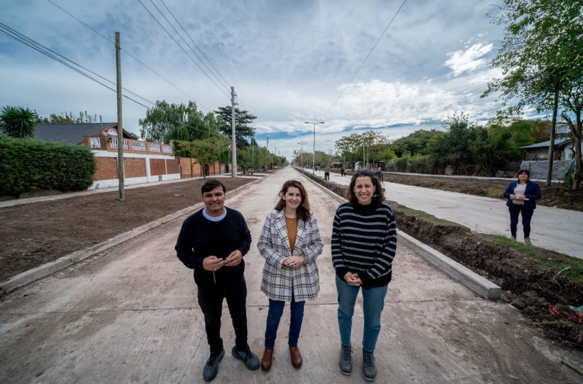  Mariel Fernández recorrió obras en Paso del Rey