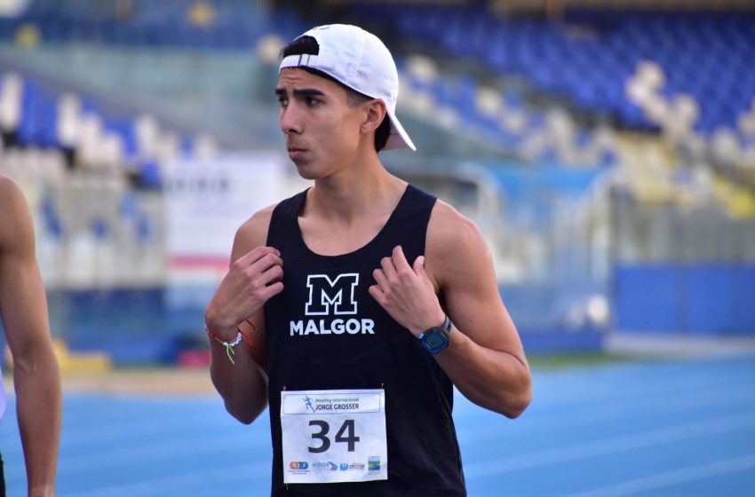  Franco Peidón obtuvo un subcampeonato sudamericano de atletismo