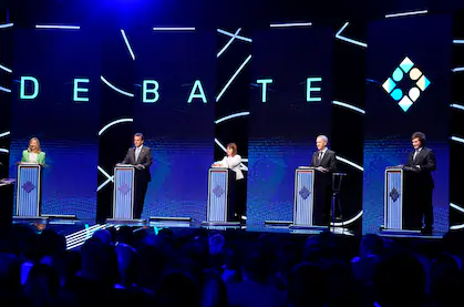  Se realizó el primer debate presidencial