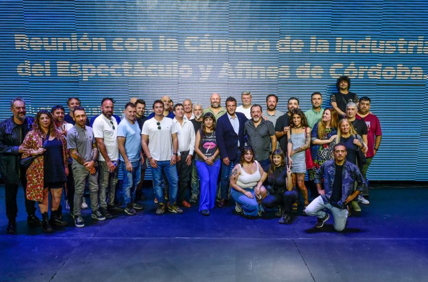  Sergio Massa destacó la industria cultural de Córdoba ante productores de espectáculos