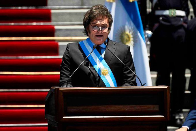  Javier Milei asumió como presidente de la Republica Argentina
