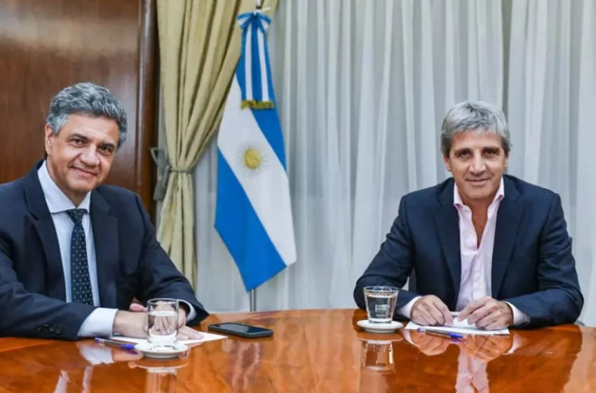  Jorge Macri se reunió con Luis Caputo por la coparticipación