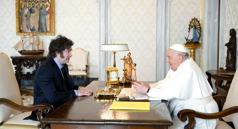  Javier Milei: “El Papa se mostró satisfecho con el programa económico”
